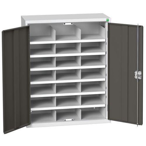 Bott Verso 21 Compartment Metal Storage Cupboard HxW 1000x800mm Bott Verso 21 Compartment Metal Storage Cupboard HxW 1000x800mm