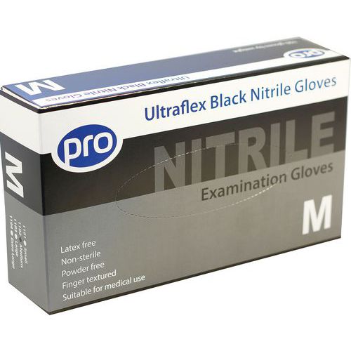 nitrile disposable gloves box of 100