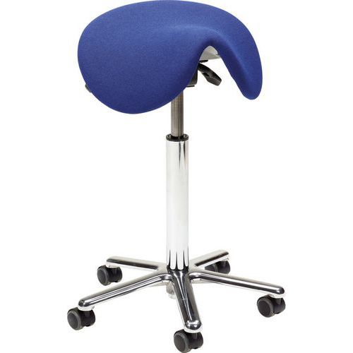 Ergonomic Workshop Mobile Stool Heavy Duty Fabric Treston
