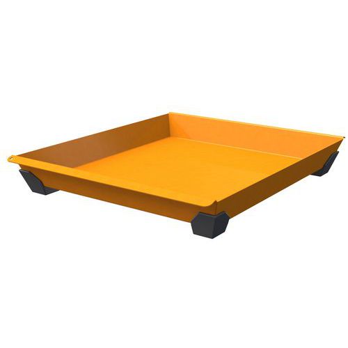 Steel laboratory spill tray - 5 l - Manutan