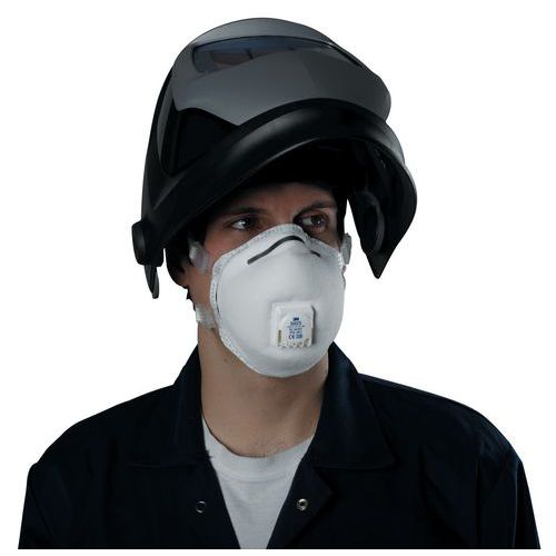 3M singleuse moulded halfmask respirator for welding Manutan UK