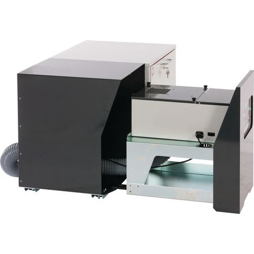 Side View Asecos Air Filter System for 90min Fire Resistant Underbench Cabinets Side View Asecos Air Filter System for 90min Fire Resistant Underbench Cabinets