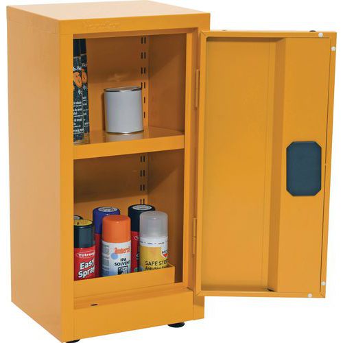 Flammable Storage COSHH Cabinet - 900x459mm - Manutan Expert Flammable Storage COSHH Cabinet - 900x459mm - Manutan Expert