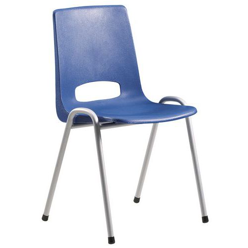 Stackable Plastic Chairs - Blue