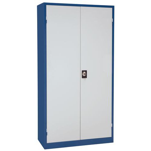 thumbnail interactive-video image 1 of Mlezan Vintage Metal Storage Cabinet – 55.1 Inch Locker Wardrobe With 6 Doors & 5 Shelves, Lockable Brown Steel Cabinet For Living Room Or Bedroom 1 of 3