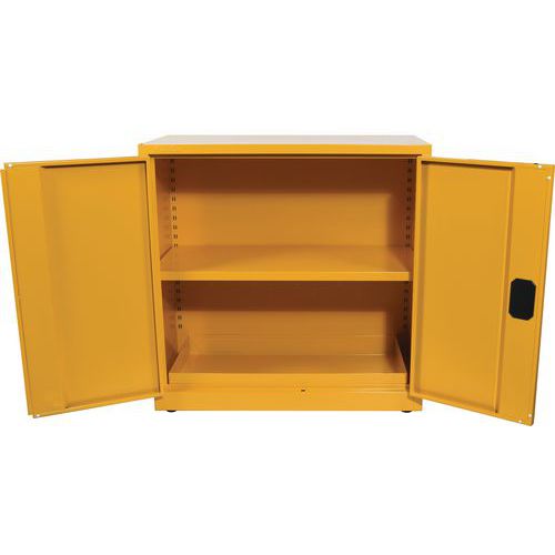 Flammable Storage Cabinet Small Coshh, Storage Cabinet With Shelves