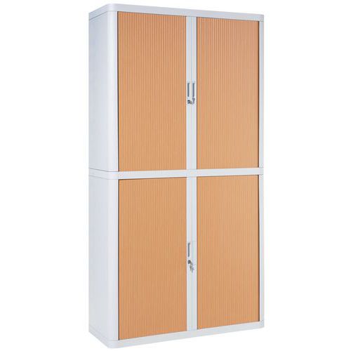 Easyoffice Tambour Door Cupboard In Kit Form 204 Cm Manutan Uk