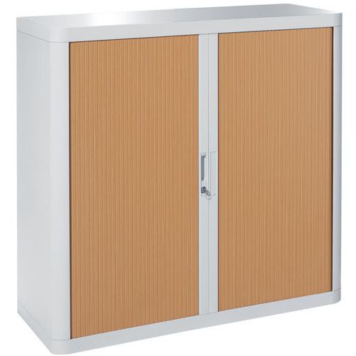 Easyoffice Cabinet With Tambour Doors Kit Height 104 Cm Manutan Uk