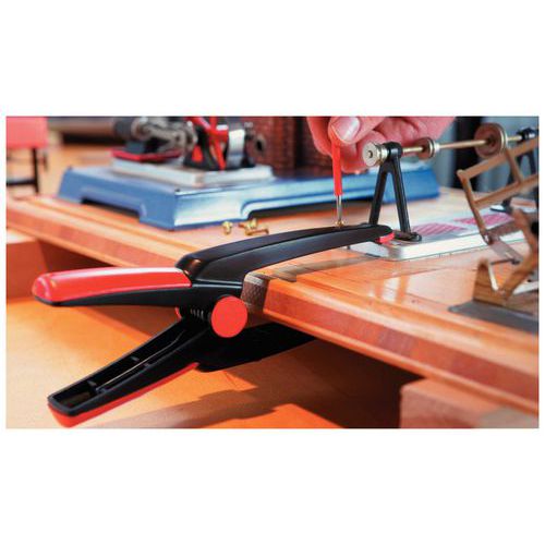 Clippix spring-loaded pliers - With long clamping jaws - Manutan.co.uk