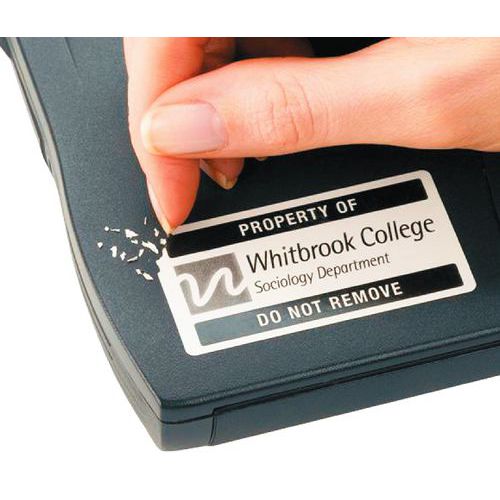 Tamper proof laser labels