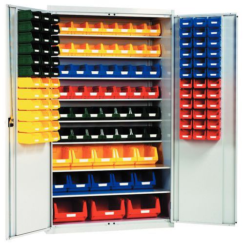 Reinforced cupboard with picking bins - Tall - Adapted doors Reinforced cupboard with picking bins - Tall - Adapted doors