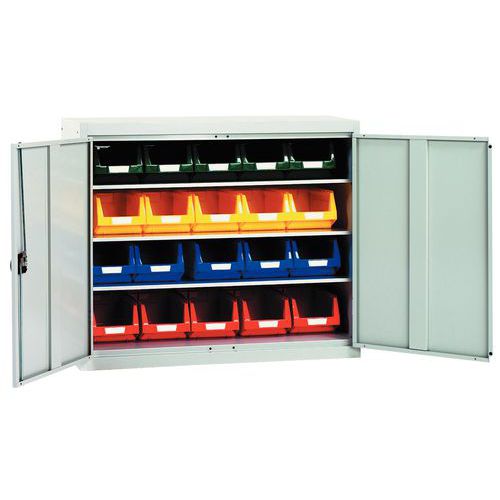 Reinforced cabinet with picking bins - Low - Plain doors Reinforced cabinet with picking bins - Low - Plain doors