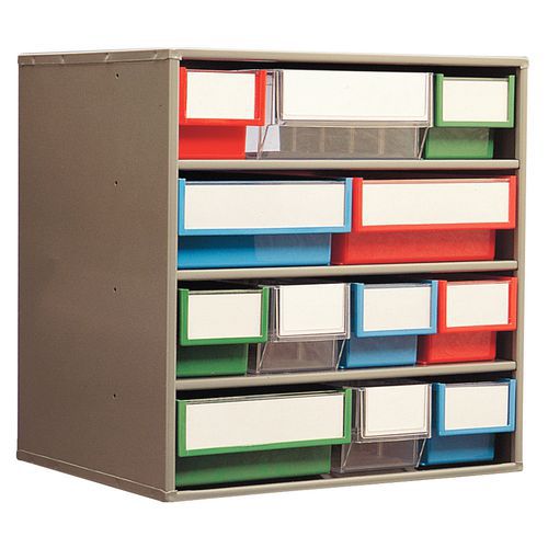 Bare bindrawer unit Depth 300 and 400 mm Manutan UK