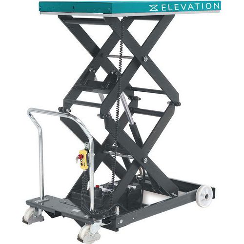 Electric Scissor Lift Table - Double Lift - 800kg Capacity - Britruck Electric Scissor Lift Table - Double Lift - 800kg Capacity - Britruck