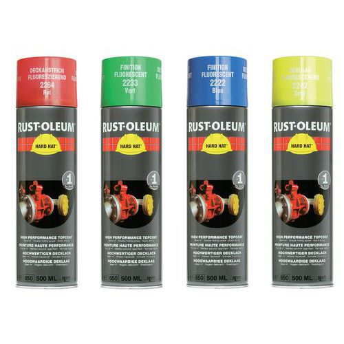 Fluorescent spray paint can RustOleum Manutan.co.uk