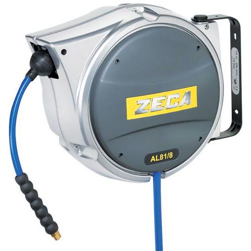 Zeca aluminium hose reel for compressed air and water - 10–16 m Zeca aluminium hose reel for compressed air and water - 10–16 m