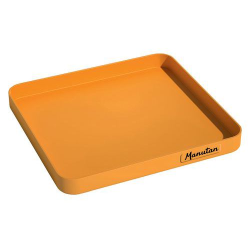 Square laboratory spill tray, 5 and 10 L Manutan Manutan.co.uk