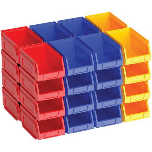 32 Small Parts Bin Kit - Different Sizes - Louvre Tool Storage - Bott 32 Small Parts Bin Kit - Different Sizes - Louvre Tool Storage - Bott