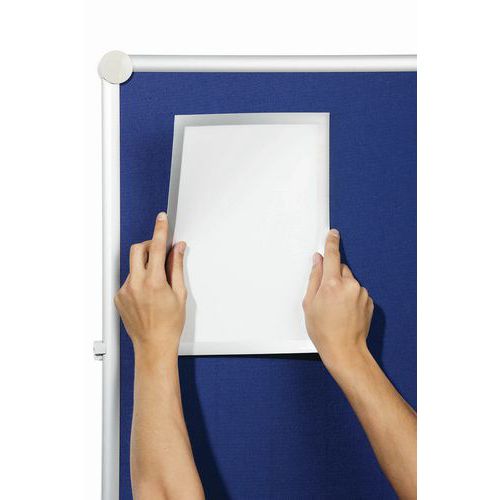 Duraframe Fabric Grip A4 Display Frames Manutan UK