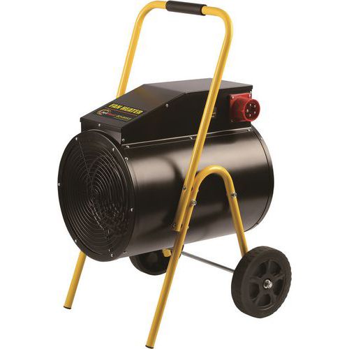 Industrial Drum Shape Fan Heater - 15kW Electric Portable Space Heater Industrial Drum Shape Fan Heater - 15kW Electric Portable Space Heater