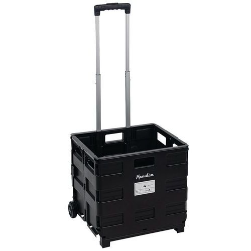 Folding Container Trolley - 35kg Capacity Crate Truck - Manutan Expert Folding Container Trolley - 35kg Capacity Crate Truck - Manutan Expert