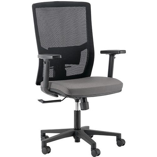Target office chair with 3D armrests Linea Fabbrica Manutan.co.uk