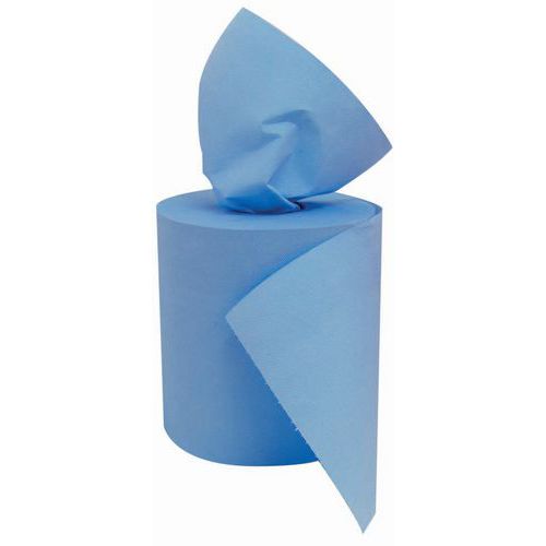 Maxi wiping paper roll - Blue Maxi wiping paper roll - Blue