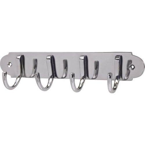 M Marcus Solid Brass Coat Rack - Polished Chrome M Marcus Solid Brass Coat Rack - Polished Chrome