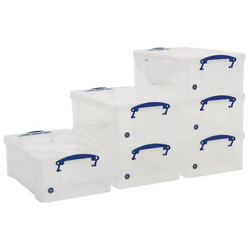12 L Really Useful Box Pack of 6 Office Storage Manutan UK