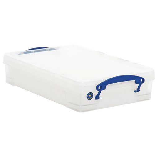 Clip Lock Box - 4 L - Clear - Really Useful Boxes Clip Lock Box - 4 L - Clear - Really Useful Boxes