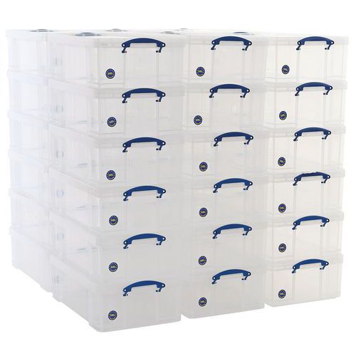 50 L Clear Really Useful Box Pallet Buy of 40 50 L Clear Really Useful Box Pallet Buy of 40