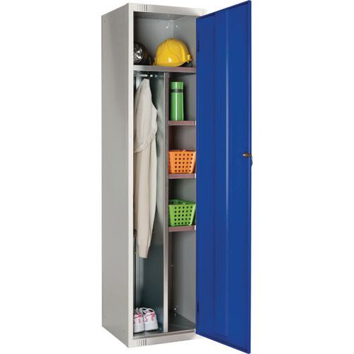 Blue Open Door Anti-Bacterial Uniform Lockers Blue Open Door Anti-Bacterial Uniform Lockers