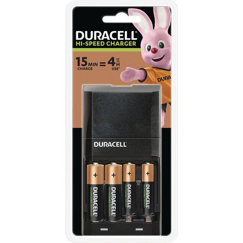 15-minute rechargeable battery charger - CEF27 - Duracell 15-minute rechargeable battery charger - CEF27 - Duracell