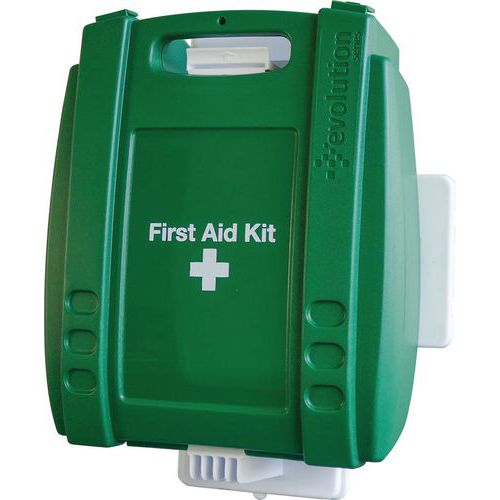 Small British Standard Compliant Wall Mounted First Aid Kit - Manutan.co.uk