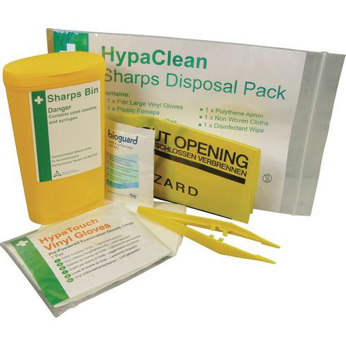 Sharps Disposal Kit Safety First Aid Equipment Manutan UK
