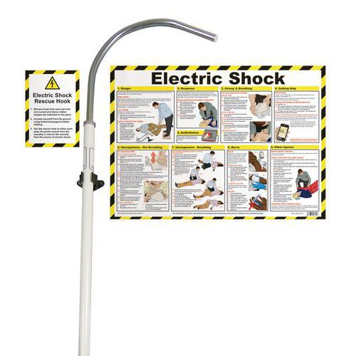 Electric Shock Rescue Hook Safety Equipment Manutan UK
