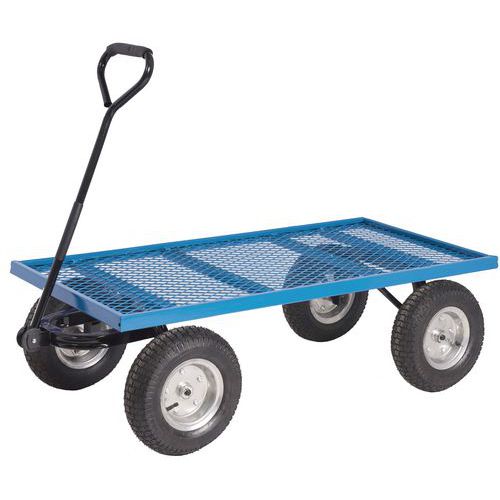 Platform Turntable Trolley With 400kg UDL Mesh Base Platform Turntable Trolley With 400kg UDL Mesh Base
