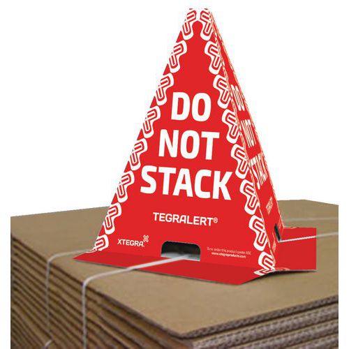 Pallet Cones - Preprinted Do Not Stack - Pack of 25 Pallet Cones - Preprinted Do Not Stack - Pack of 25