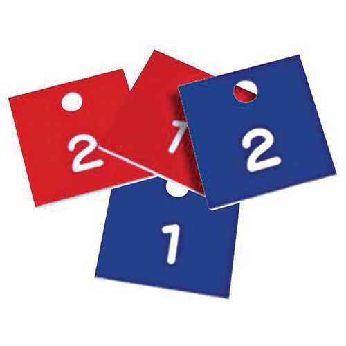 Cloakroom Numbered Tags Manutan UK