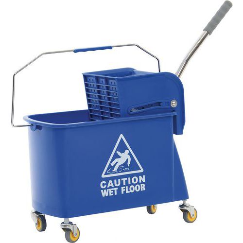 Microspeedy Flat Mop Bucket With Wringer