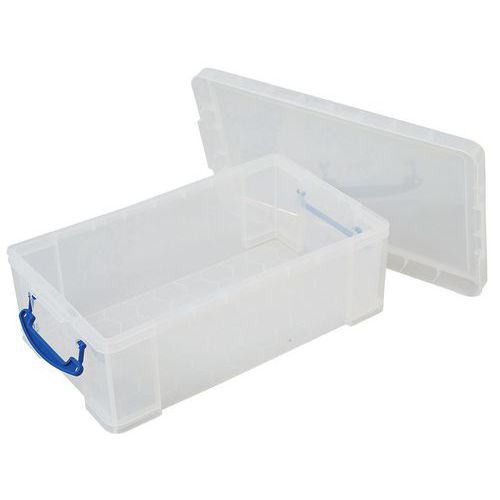 Really Useful Box 25L Clear Box With Suspension Files