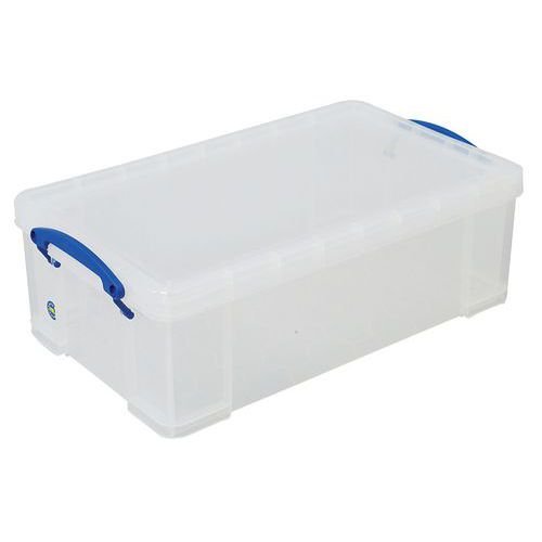 Really Useful Boxes 12L in Blue or Clear Free Delivery Manutan UK