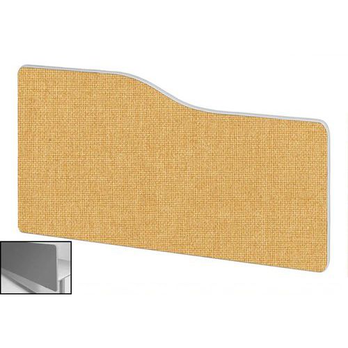 Office Desk Backdrop/Divider - Wave Design - Various Colours -Impulse+