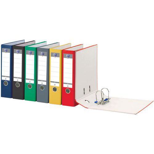 Basic lever-arch file - assorted colours - Spine width 80 mm Basic lever-arch file - assorted colours - Spine width 80 mm