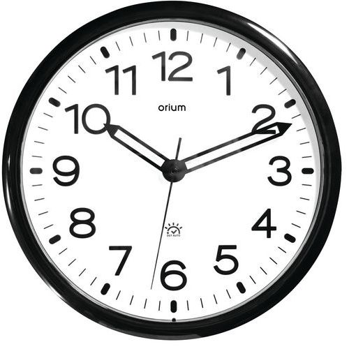 Orium automatic daylight saving time changing clock Orium Manutan.co.uk