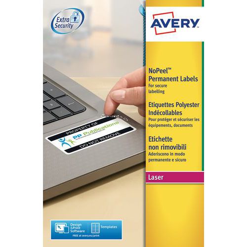 Tamper-proof label | laser printing | Manutan UK