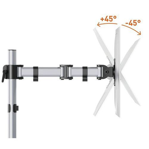 Manutan Screen SELECT monitor stand for one screen with table fixing - Manutan.co.uk