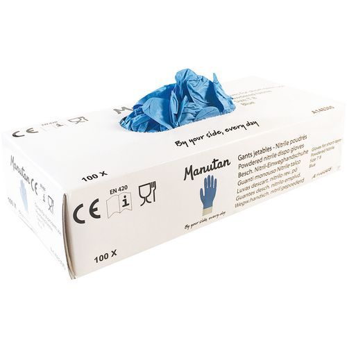 Powdered Nitrile Disposable Gloves Powdered Nitrile Disposable Gloves