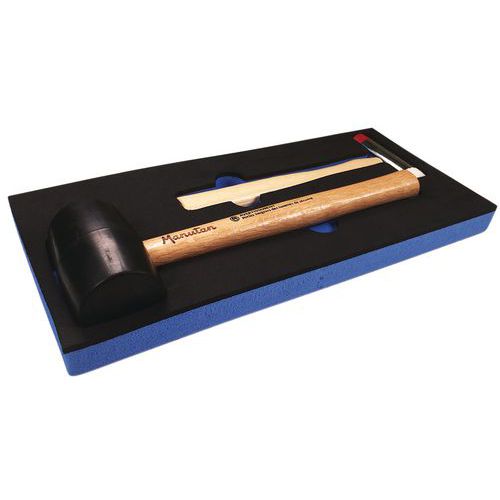 1/3 module with 1 sledgehammer and 1 mallet Manutan Expert Manutan