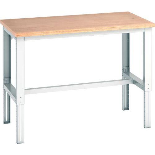 Bott Cubio Height Adjustable Workbench & MPX Top 740-1140x1500x900mm Bott Cubio Height Adjustable Workbench & MPX Top 740-1140x1500x900mm